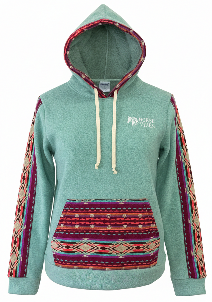 Polar West avec capuche turquoise 16