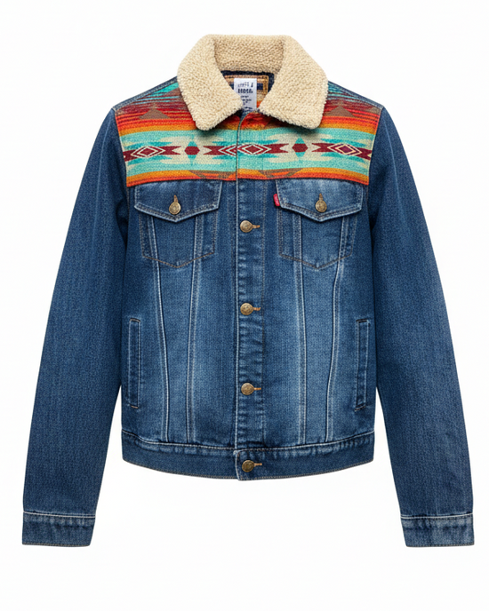 Manteau en jean unisexe 30