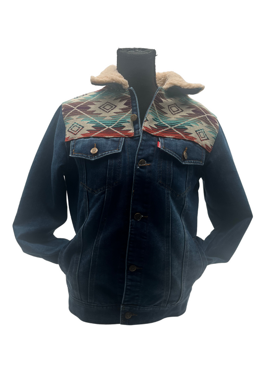 Manteau jeans unisexe 6
