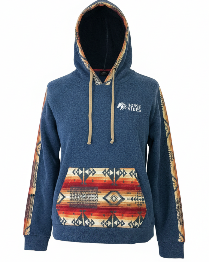 Polar West avec capuche bleu 11