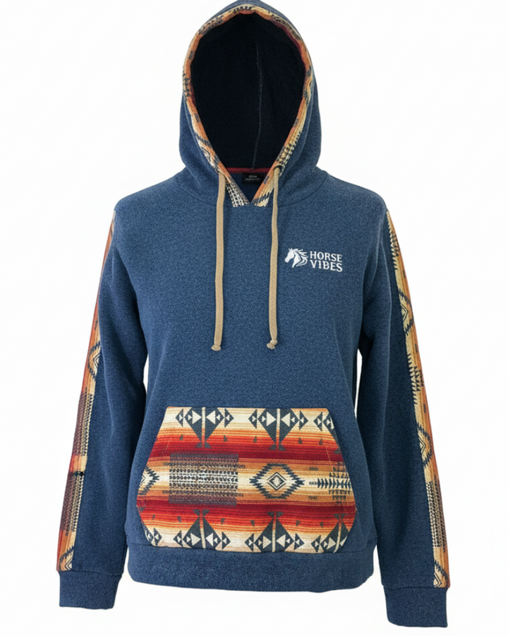 Polar West avec capuche bleu 11