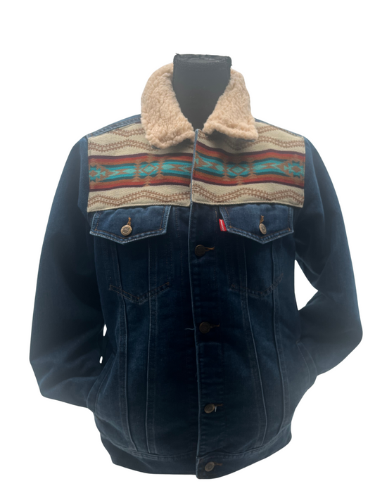 Manteau jeans unisexe 8