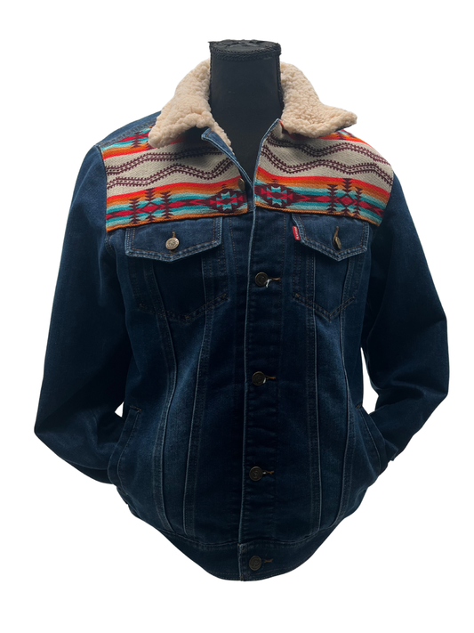 Manteau jeans unisexe 9