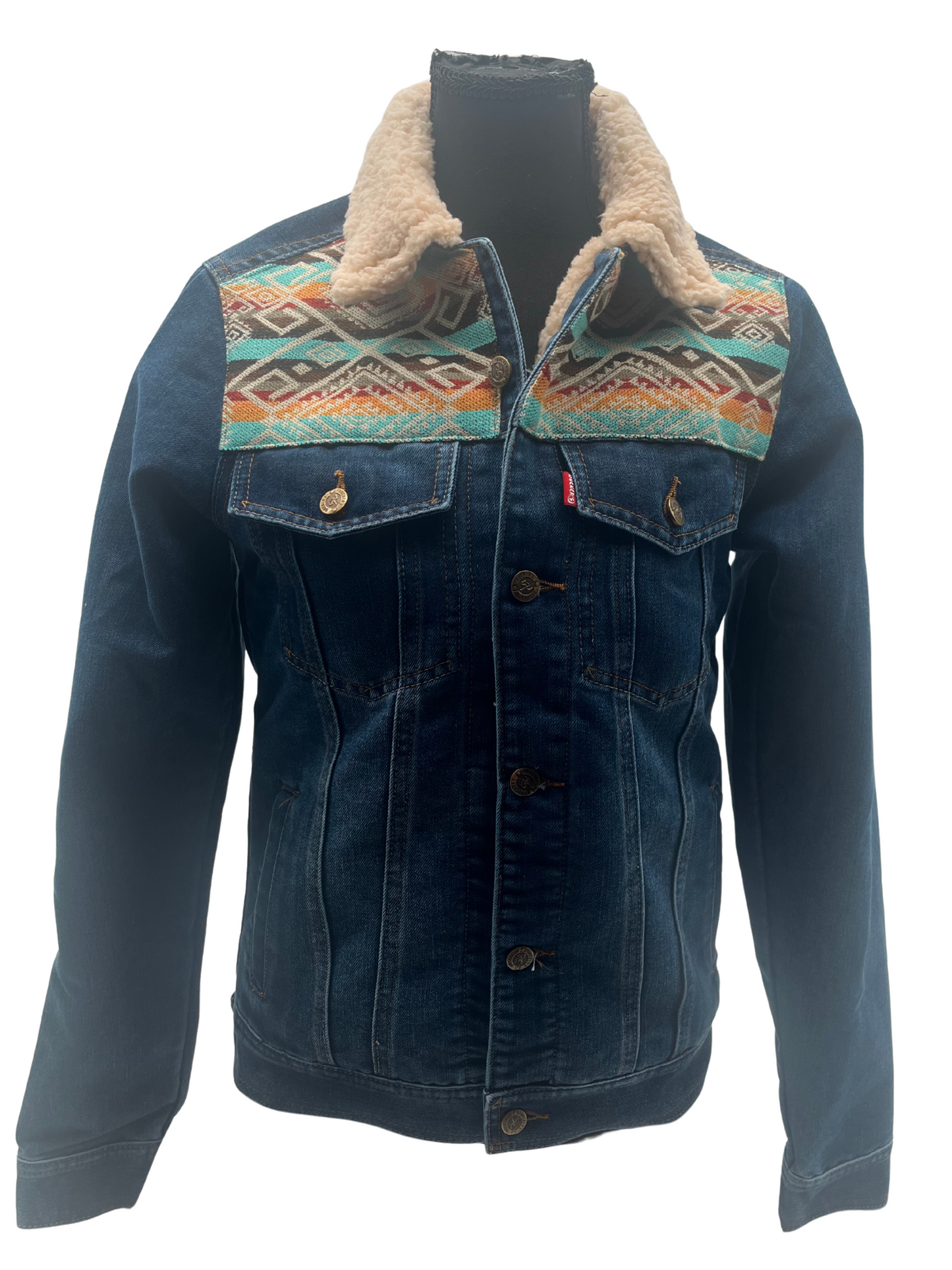 Manteau jeans unisexe 1