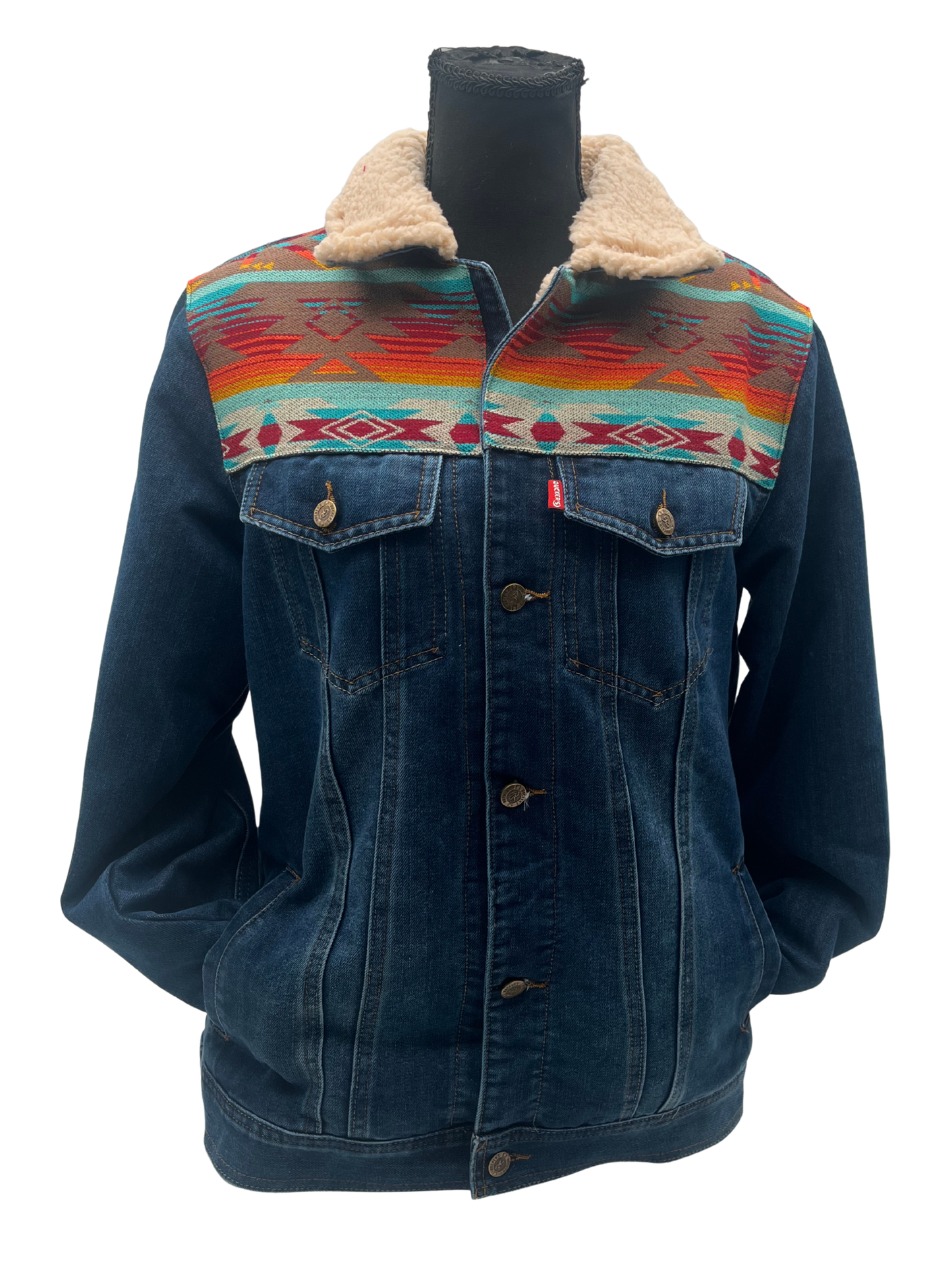 Manteau jeans unisexe 13