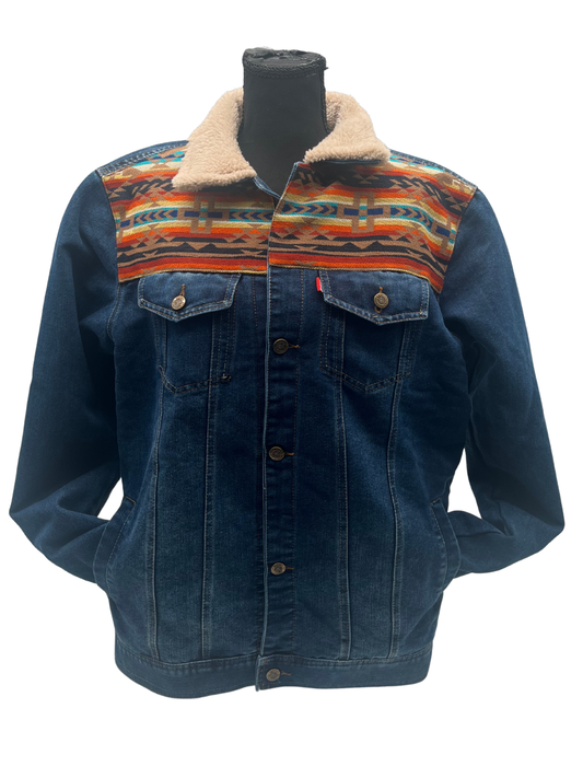 Manteau jeans unisexe 17