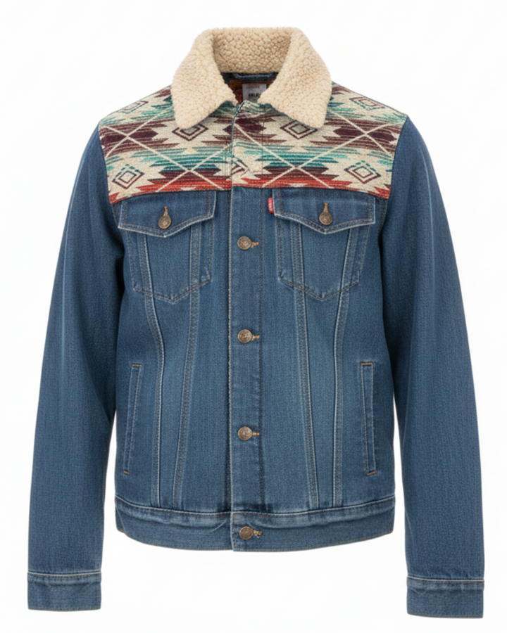 Manteau en jean unisexe 6