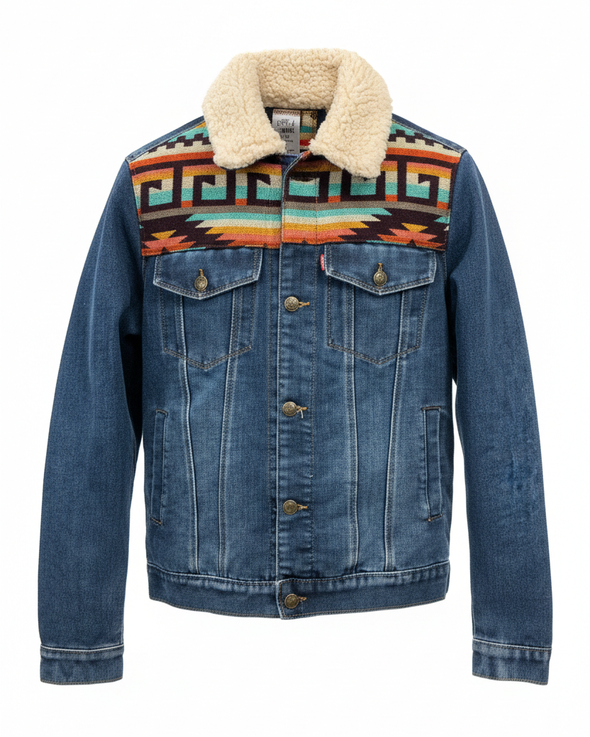 Manteau en jean unisexe 29