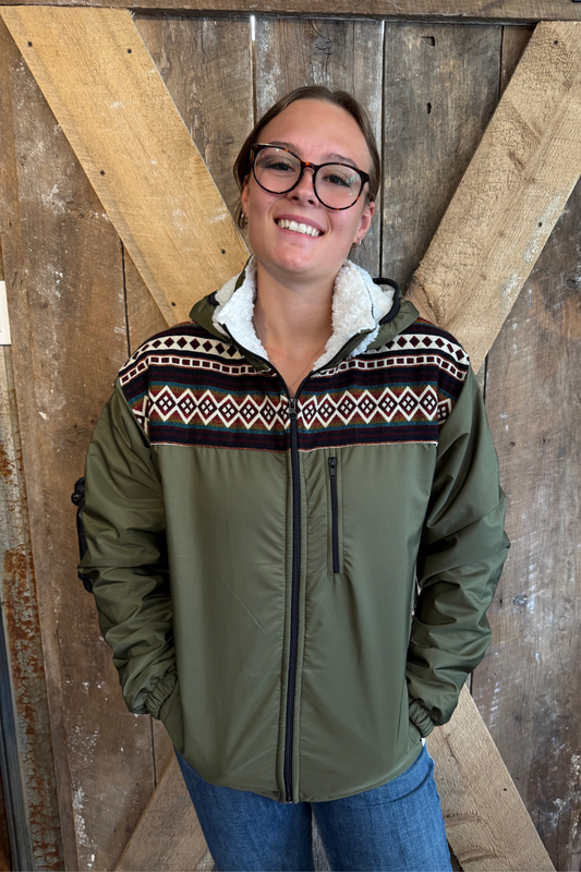 Manteau West unisexe kaki 4