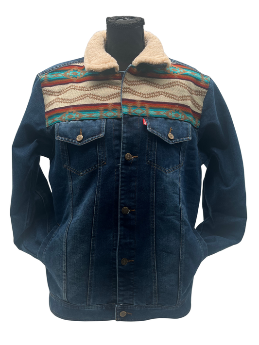 Manteau jeans unisexe 18