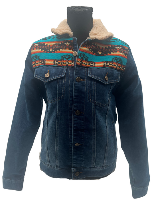 Manteau jeans unisexe 2