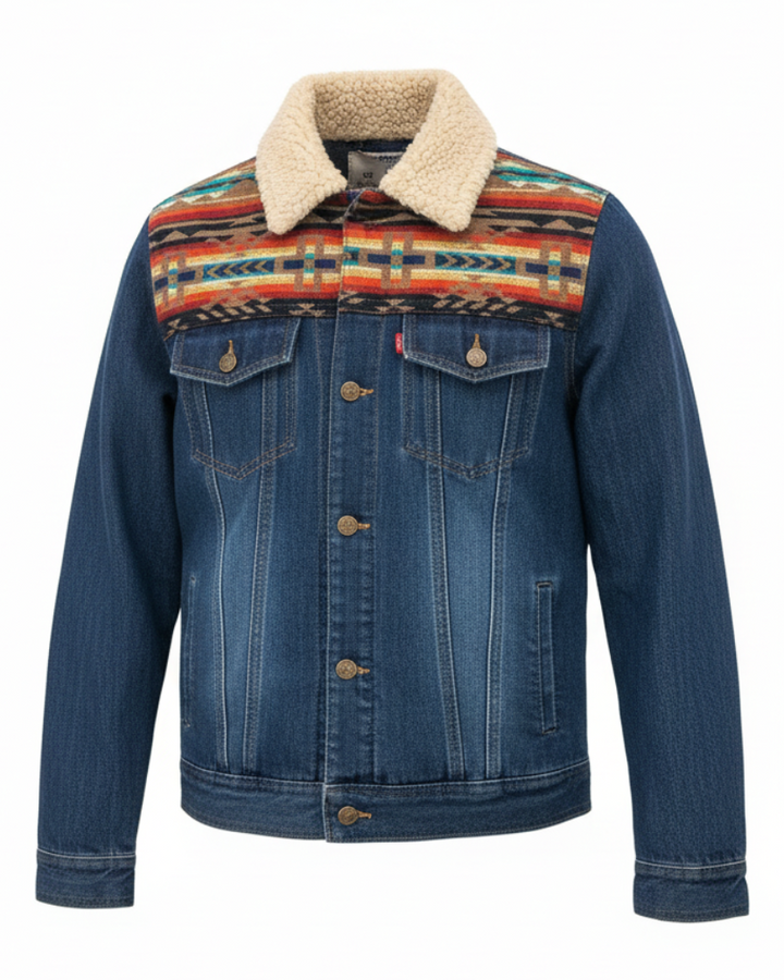 Manteau en jean unisexe 5