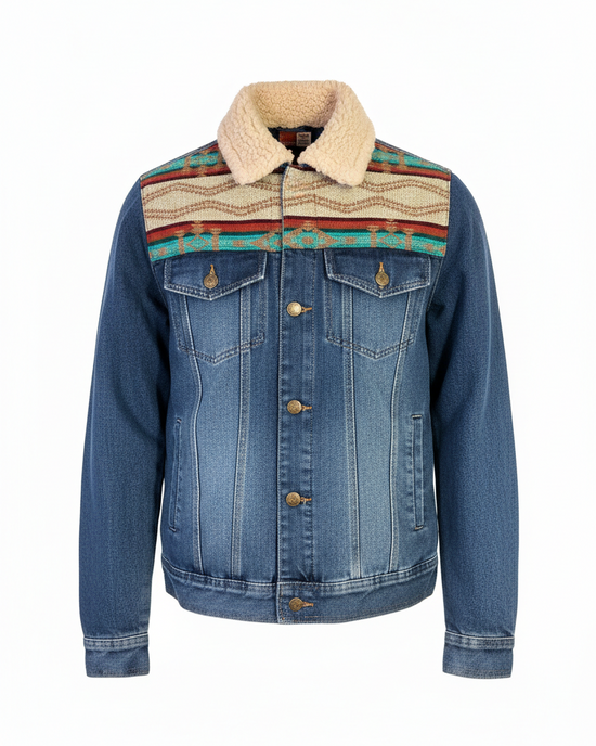 Manteau en jean unisexe 13