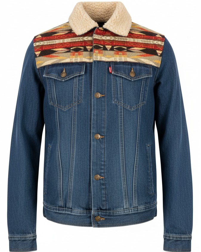 Manteau en jean unisexe 36