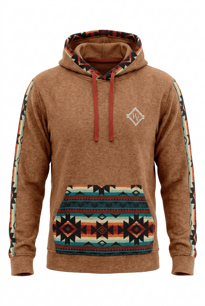 polar avec capuche brun 5