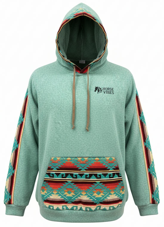 Polar West avec capuche turquoise 17