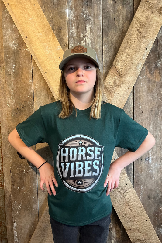 Black short-sleeved t-shirt (child)