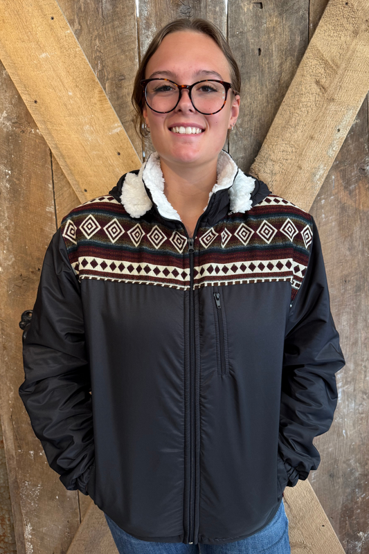 Manteau West unisexe noir 3