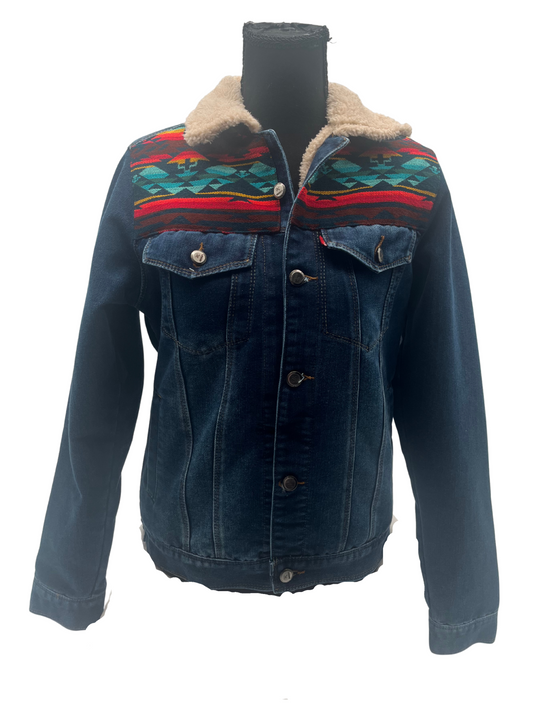 Manteau jeans unisexe 3
