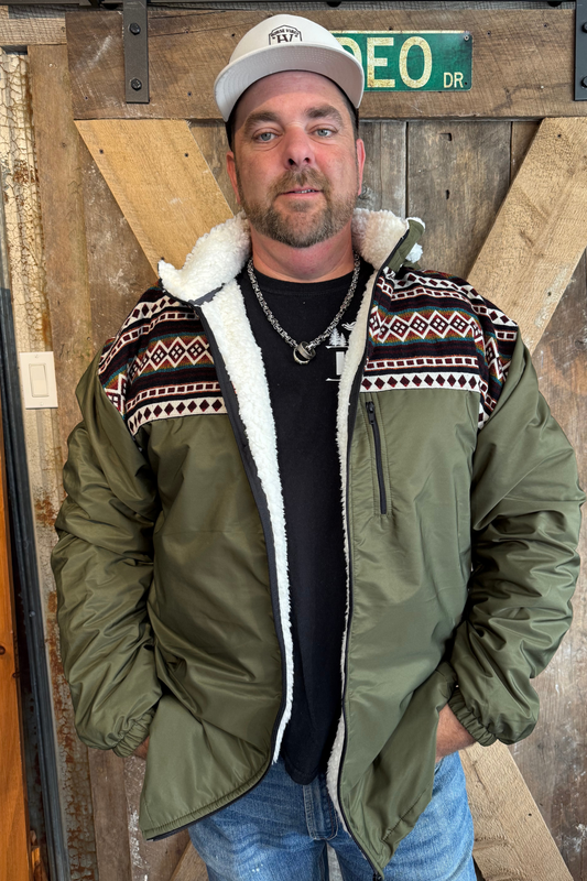 Manteau West unisexe kaki 2