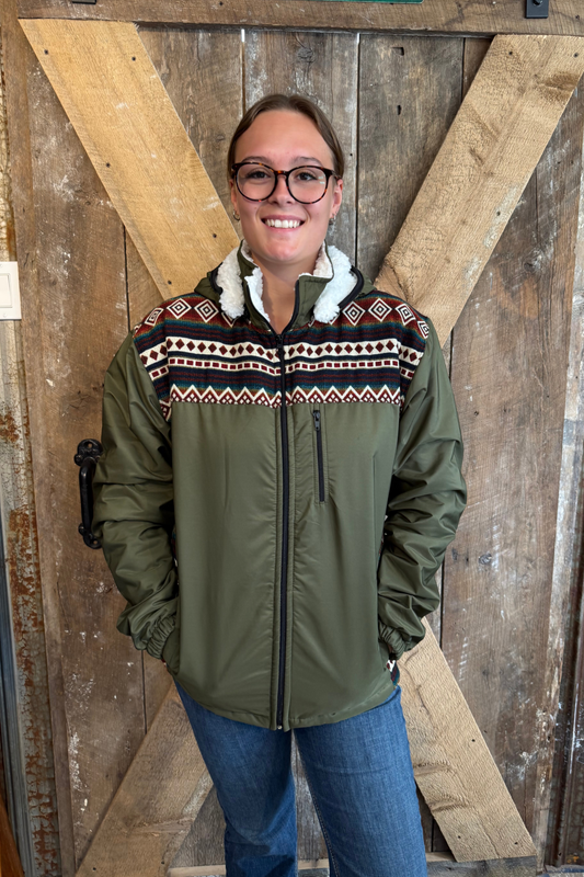 Manteau West unisexe kaki 3