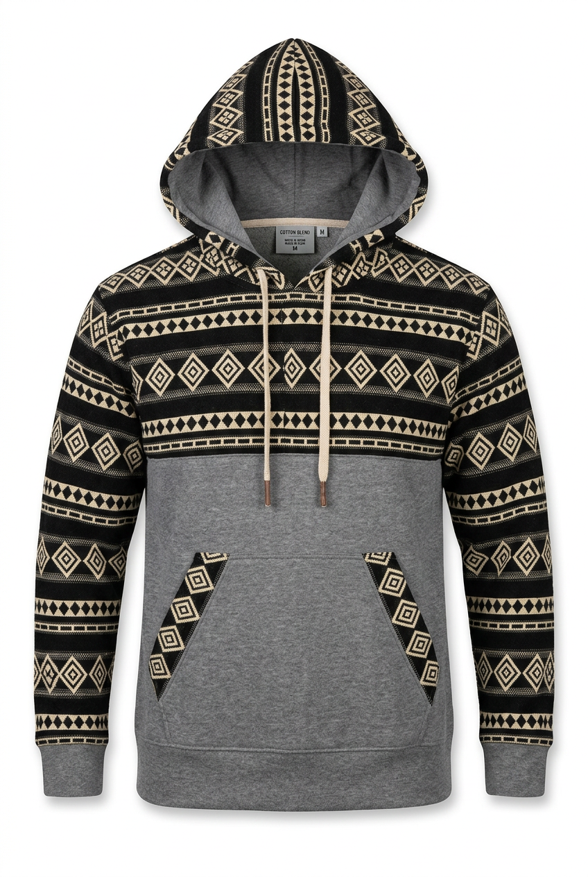 Dark grey zip-up hoodie 1