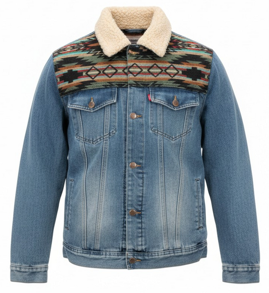 Manteau en jean unisexe 41