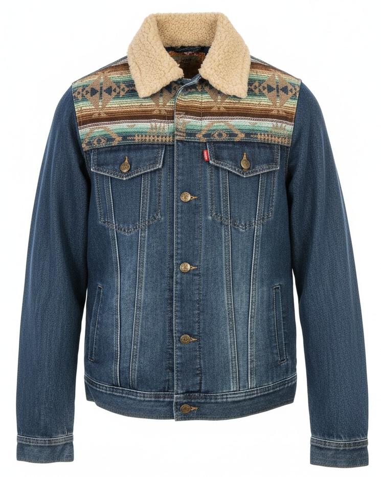 Manteau en jean unisexe 39