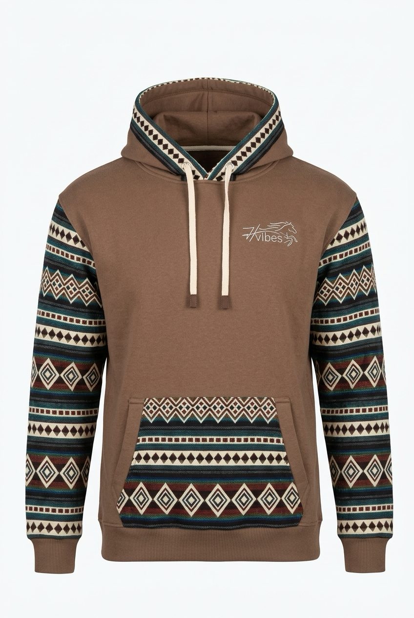 West brown zip hoodie 5