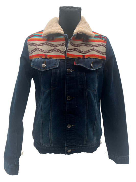 Manteau jeans unisexe 4
