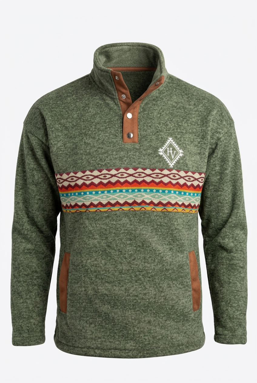 Polar sans capuche vert 6