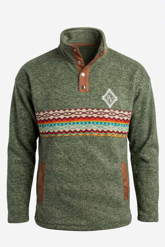 Polar sans capuche vert 6