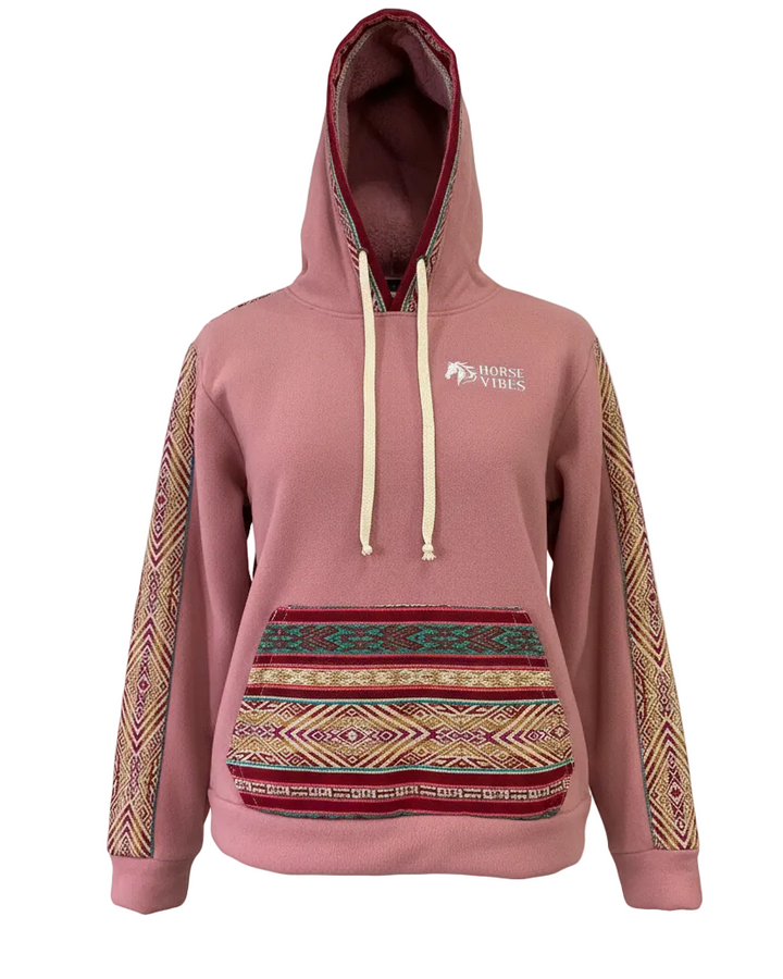 Polar West avec capuche rose 1