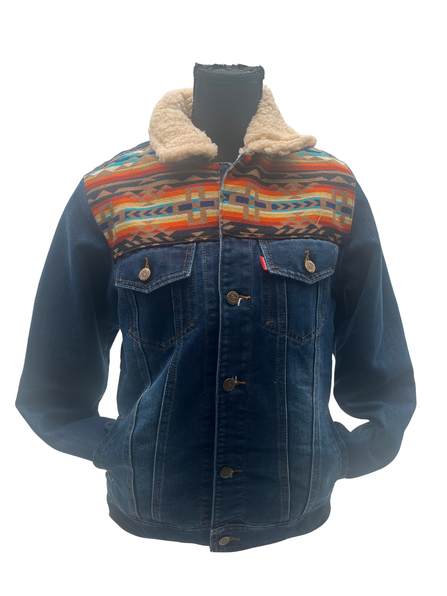Manteau jeans unisexe 5