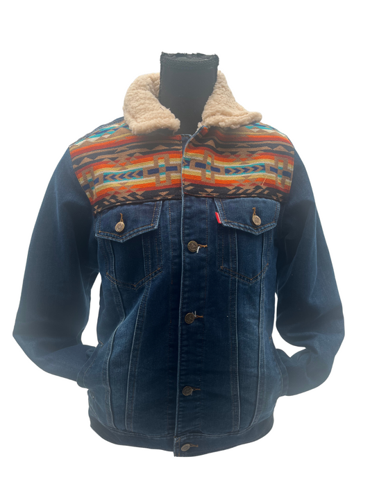 Manteau jeans unisexe 5