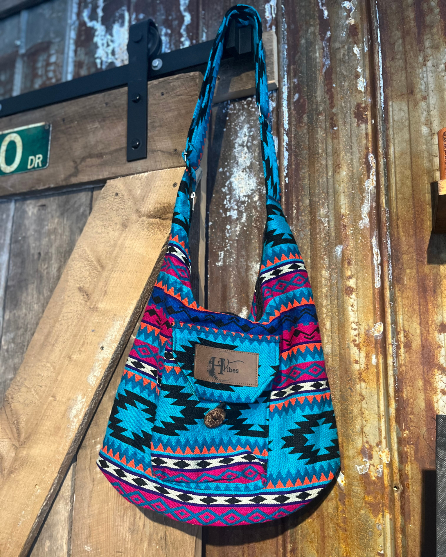 Sac à bandoulière turquoise 13