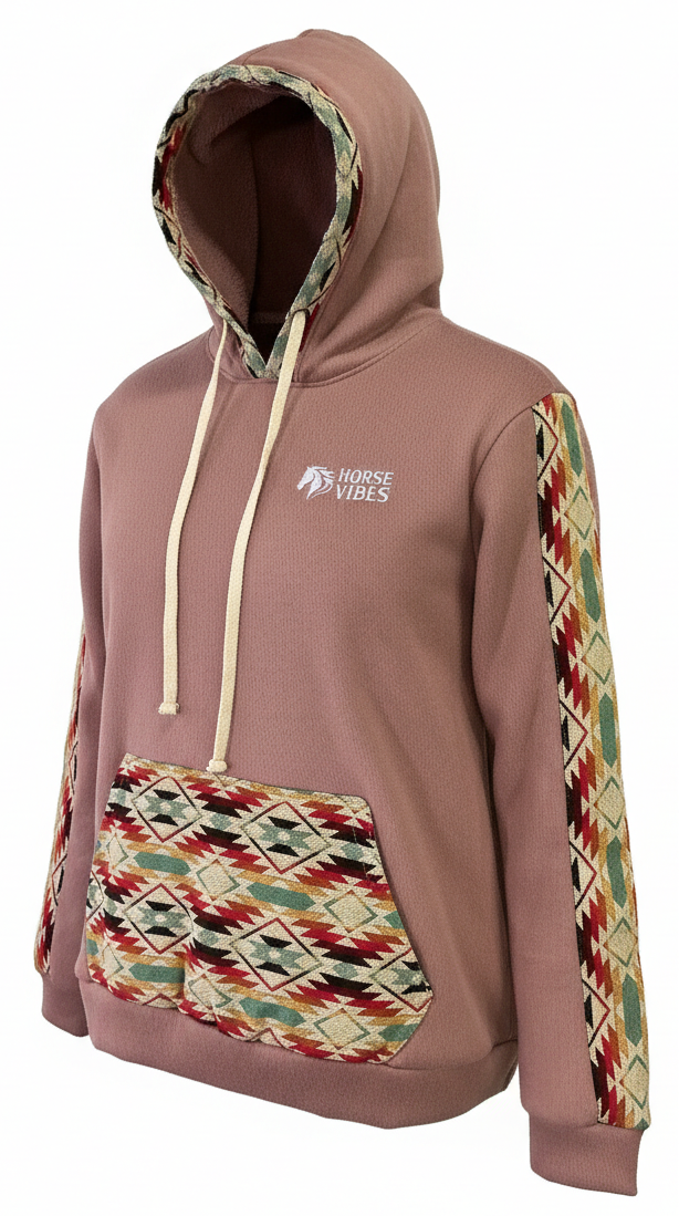 Polar West avec capuche rose 18