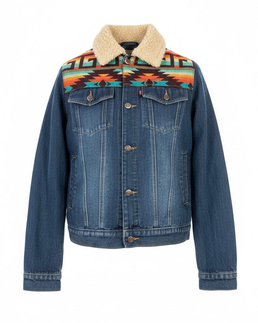 West cotton with white zip