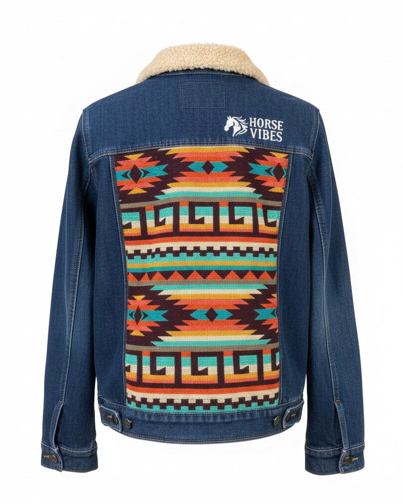 West cotton with white zip