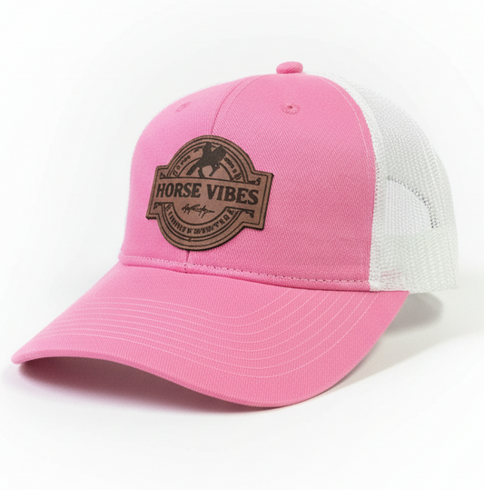 Casquette Authentique « ponytail » rose pour femme