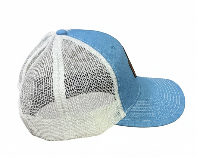 Authentic blue "ponytail" cap for women