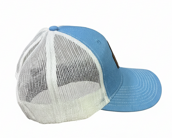 Authentic blue "ponytail" cap for women