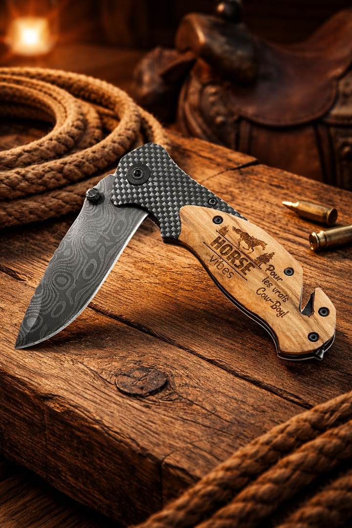 Western style folding knife