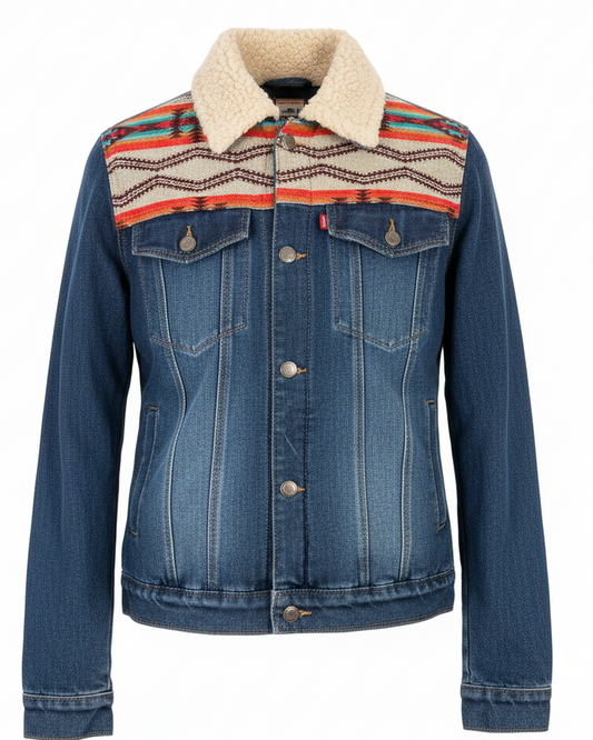 West cotton with white zip