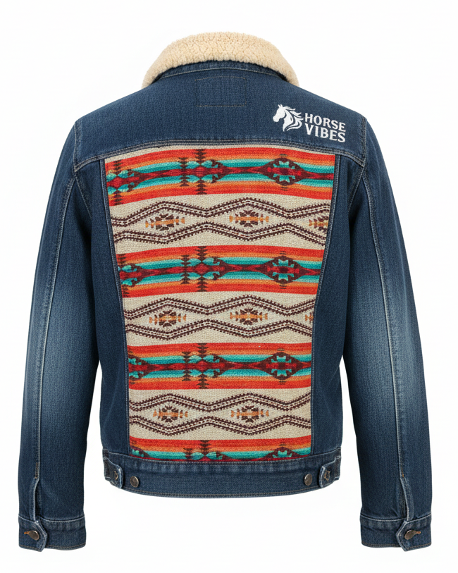 Manteau en jean unisexe 4