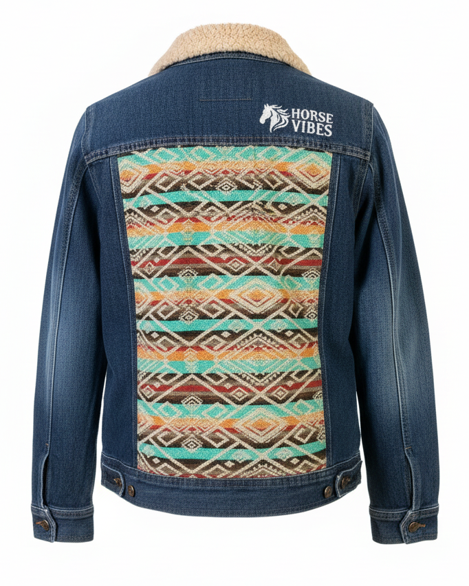 West cotton with white zip