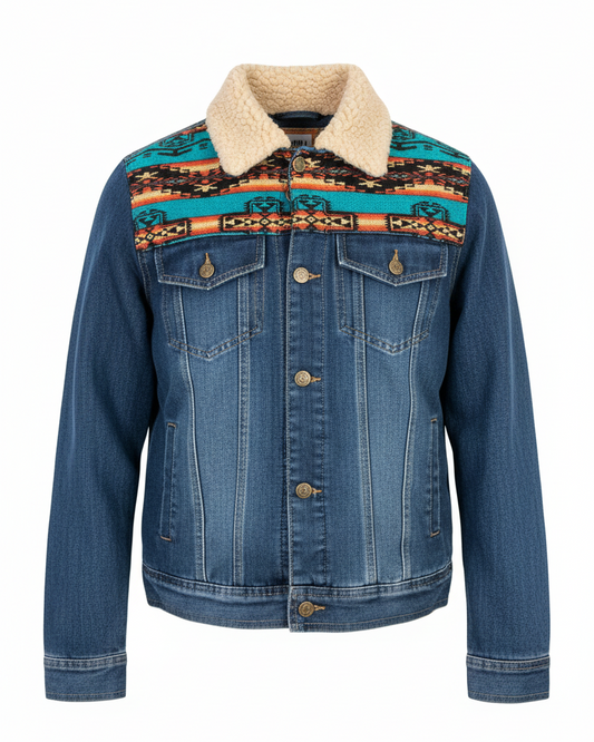 West cotton with white zip