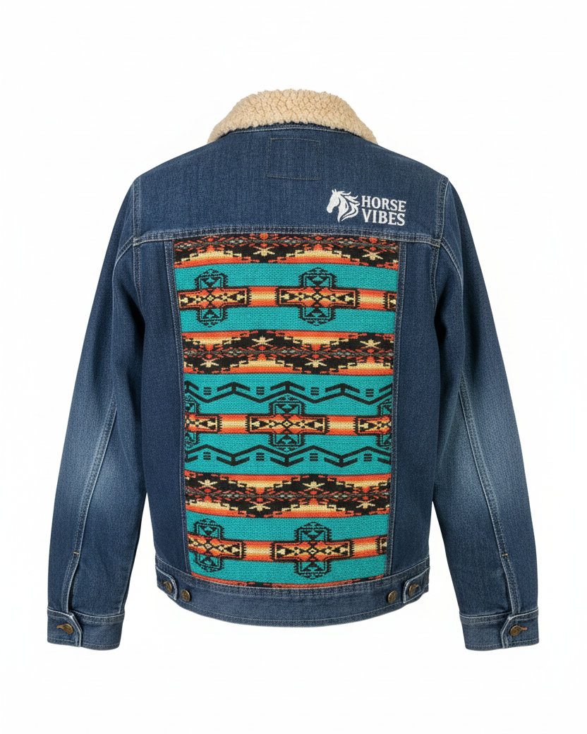 West cotton with white zip