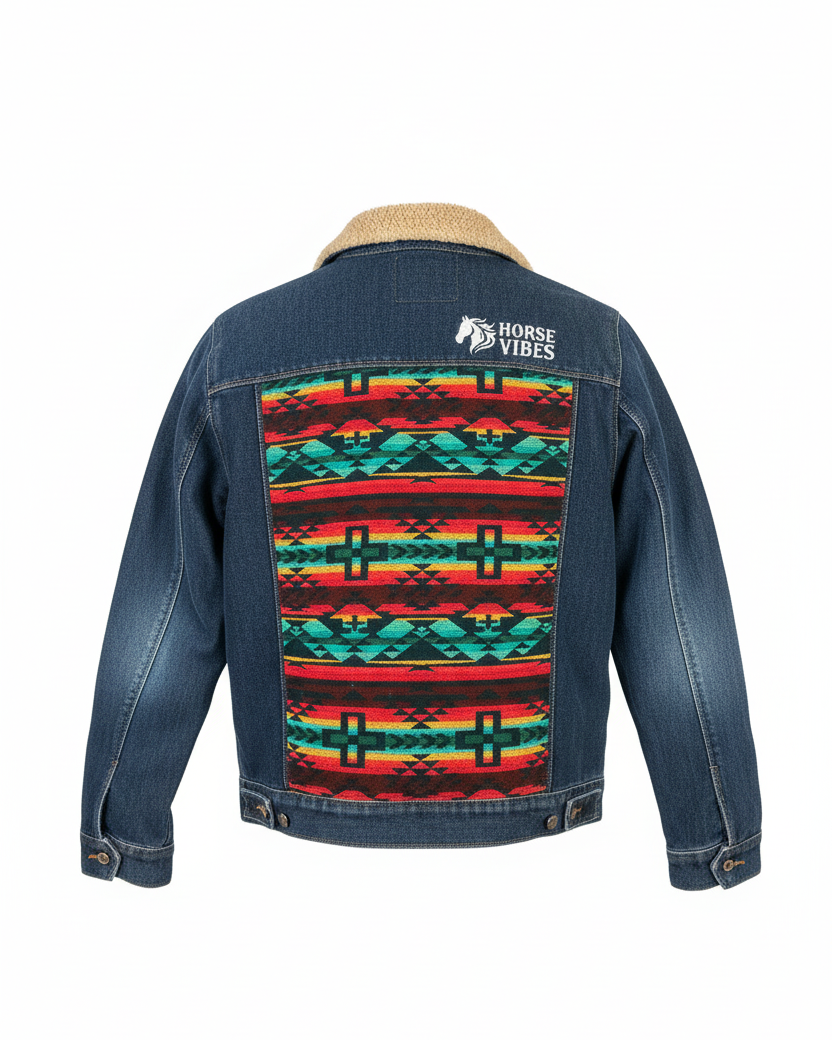 West cotton with white zip