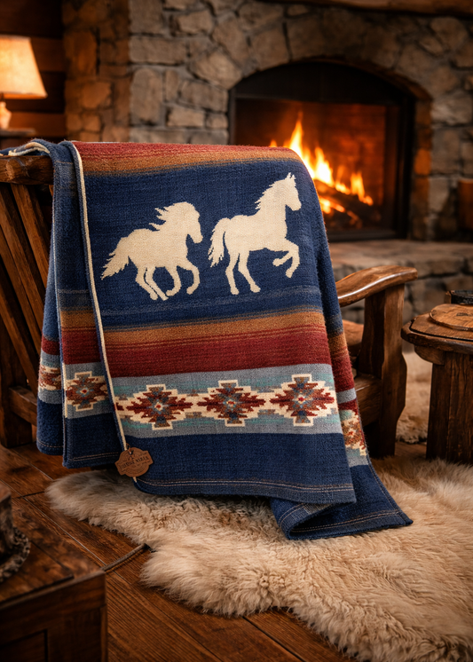 Couverture en laine 21